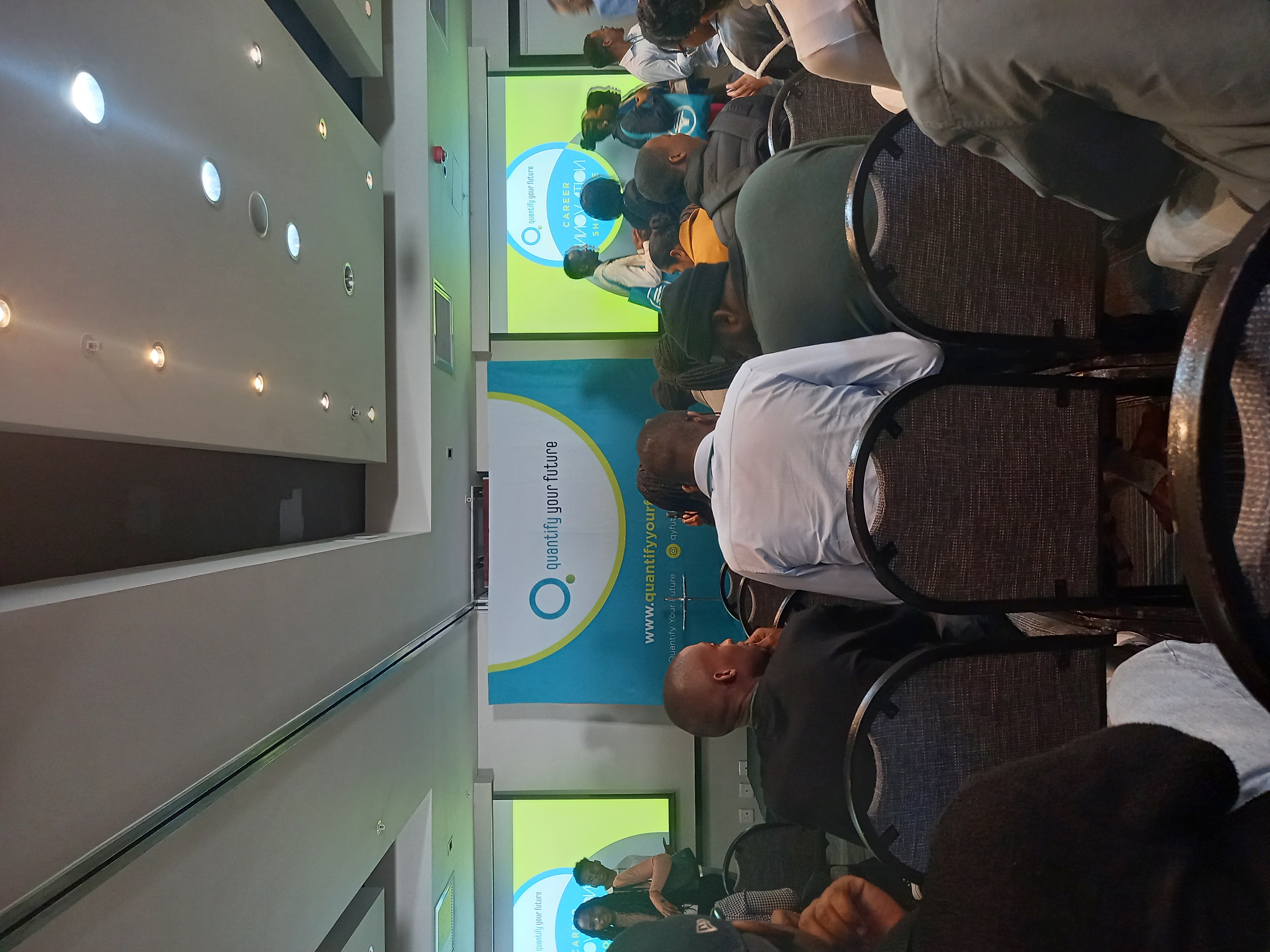 Booth at Quantify Your Future showcase